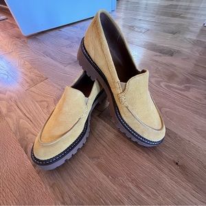 Nordstrom Caslon Suede Loafers with Chunky Heel. Size 7. NWOT.